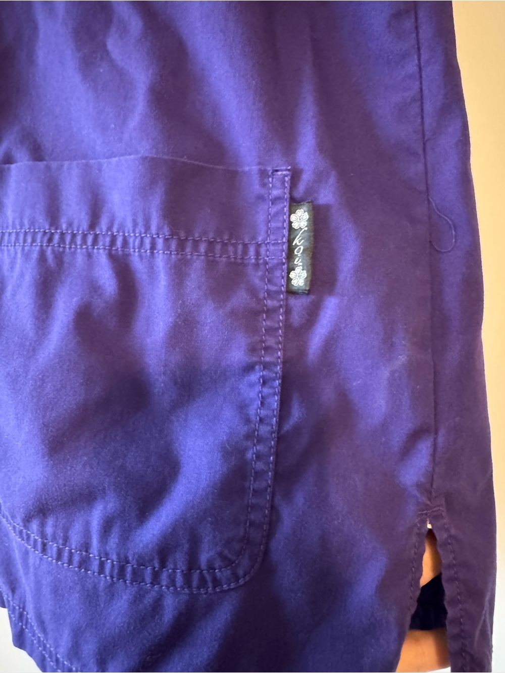 Koi women’s Purple scrub top - Picture 6 of 11